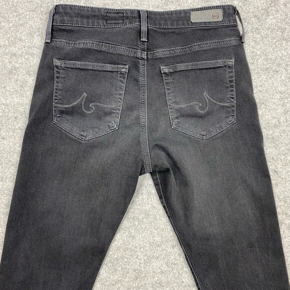 AG jeans women’s 25 THE FARRAH SKINNY ANKLE  black faded Y2K punk Emo rock 24/27 - Picture 4 of 11